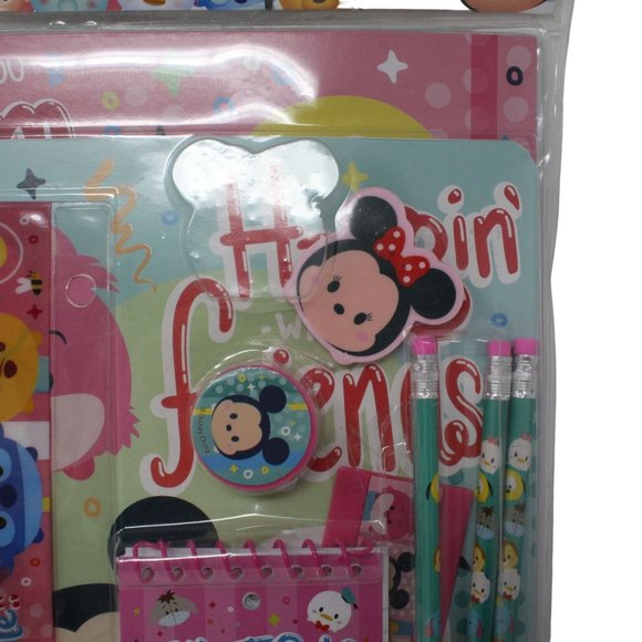 Disney TSUM TSUM 11PC School Supply Activity Stationary Set Multi Characters - Picture 5 of 6